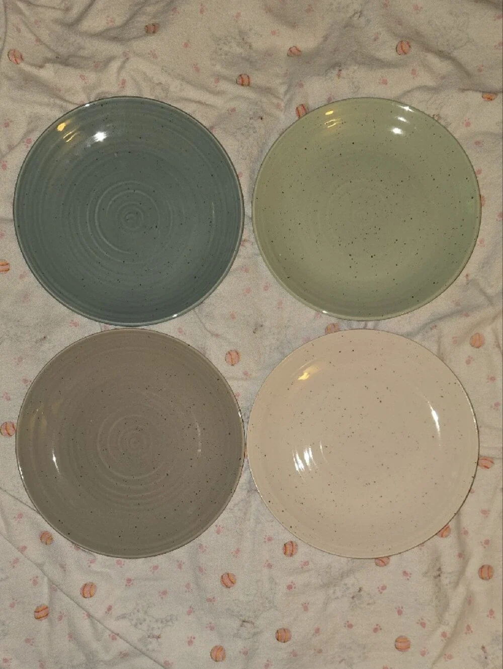 Sango Siterra Stoneware Salad Plate Set Of Four 8-3/8